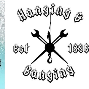 Accrochage et frappe, clé Spud et boule de grue, sublimation PNG & SVG Bundle, Ironworker svg et png, Ironworkers svg et png