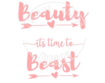 Despierta a la Bella es Hora de la Bestia, Cita Motivacional, Calcomanía SVG PNG