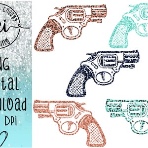 Gun Bundle, Leopard Pattern Revolver, Gun, Animal Print Gun, Camo Gun ...