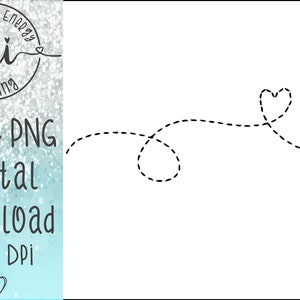 Heart Bee Trail Svg Png, Dotted Heart Trail Svg Png, Heart Line Svg Png , Bee Path Line Svg Png, Dotted Line Svg Png,