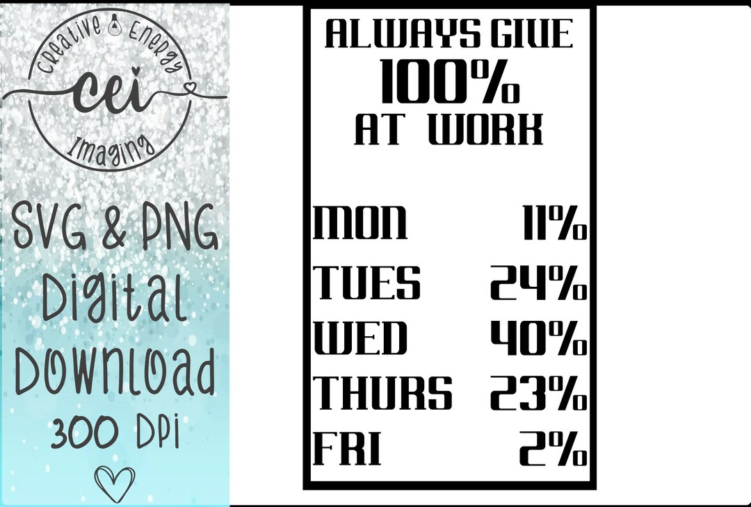 Always Give 100% at Work - SVG & PNG , Union Worker , Ironworker ...