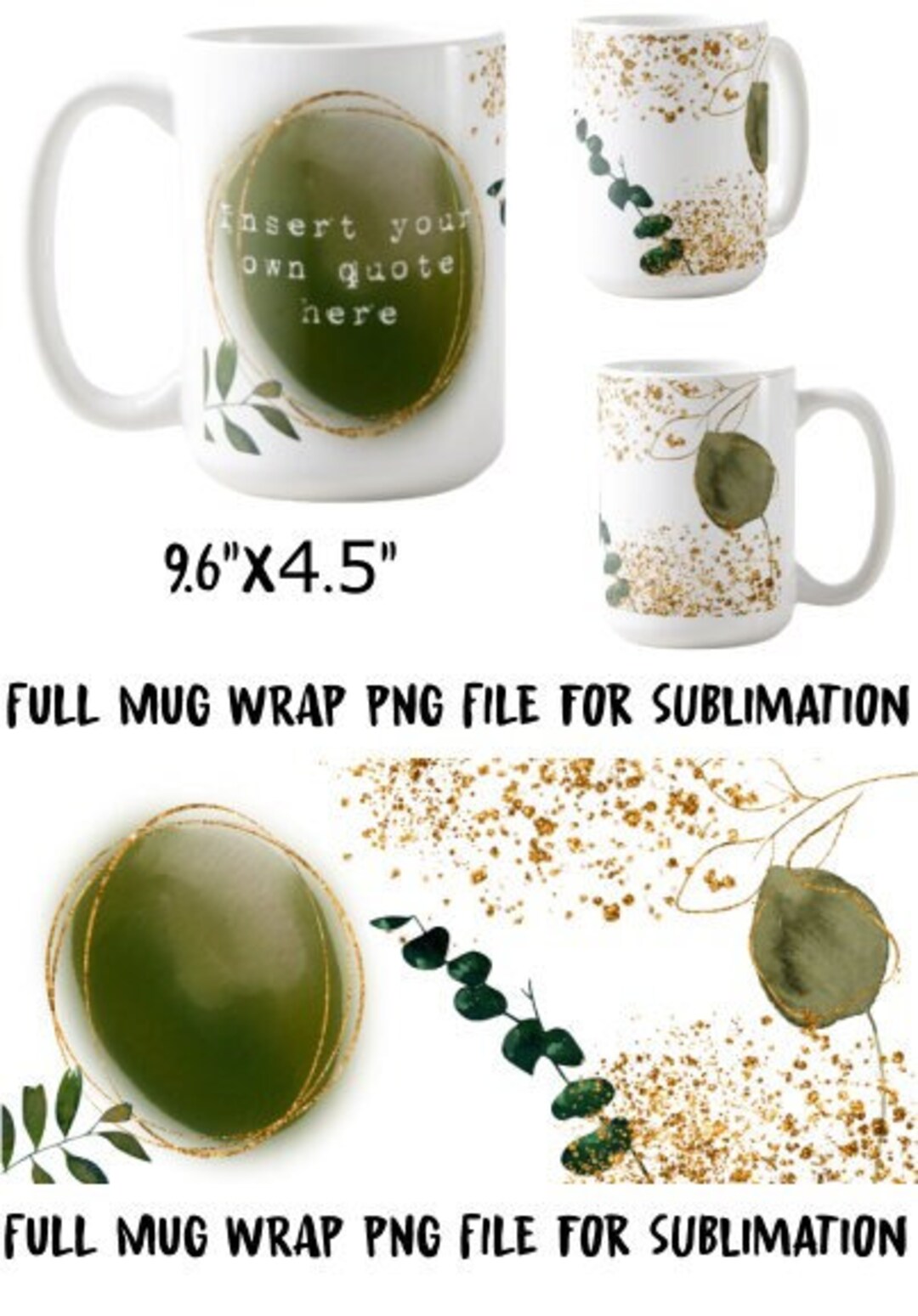 Custom Mug Template Full 15oz Mug Wrap Sassy Mug Quotes Etsy
