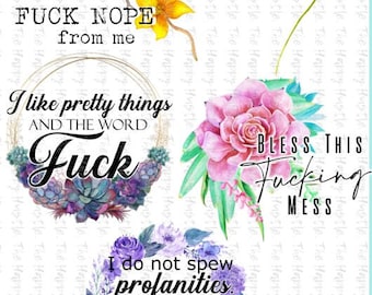 Mother’s Day PNG Designs Best Sublimation Bundle Floral Sweary Mugs Adult Humor Printable Quotes Funny Mom Mug Wrap Instant Download Gift