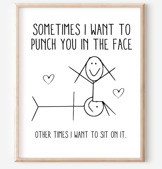 Funny Couples PNG DIY Gift Dirty Anniversary File Naughty Printable Stick Figure Design Mug Quote Valentine’s Day Humor Sublimation Download
