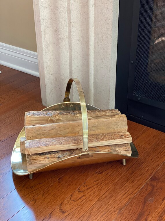 Vintage Log Holder Etsy