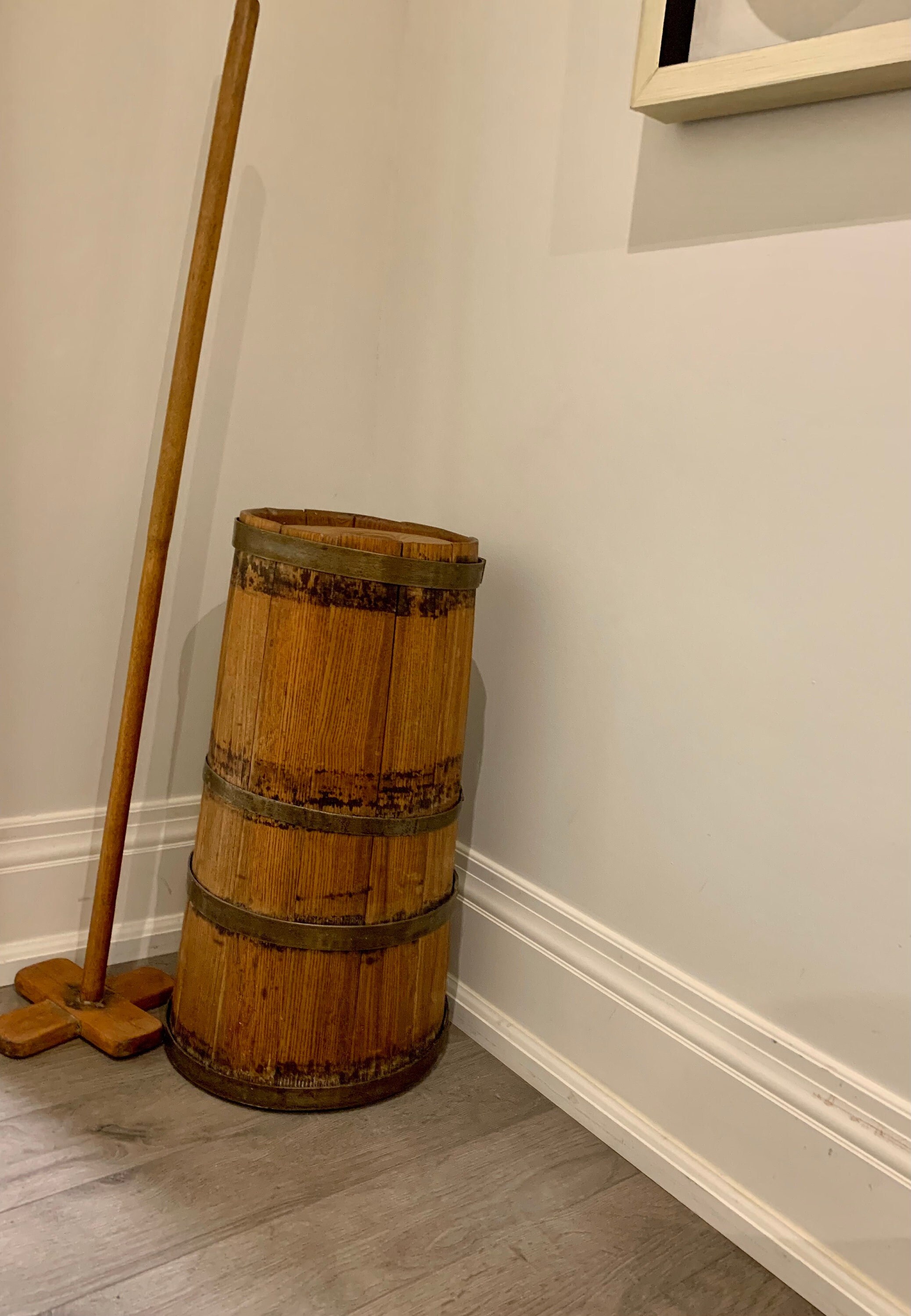 Antique Butter Churn Wooden Butter Churn Farmhouse Kitchen Etsy Canada