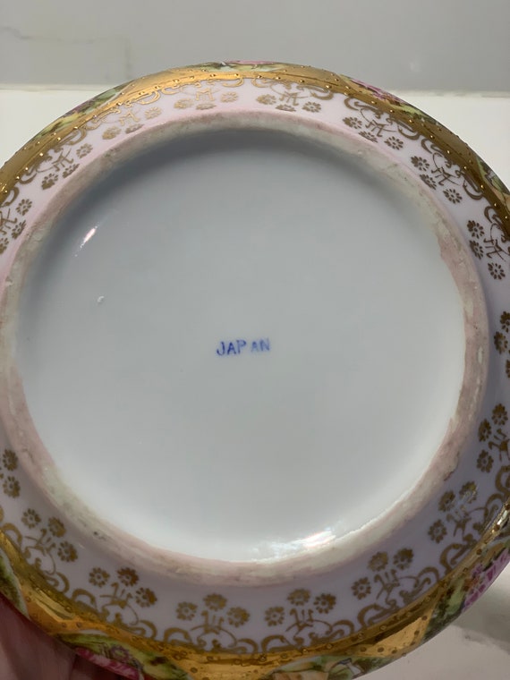 Vintage Porcelain Enamel Silent Butler/ Crumb Catcher/ Ash Tray