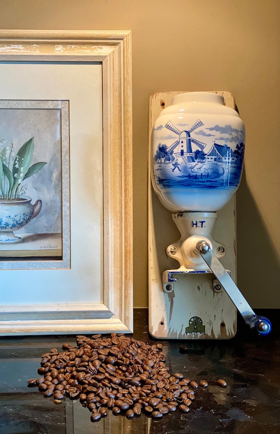 Vintage Armin H.T. Trosser Germany W Dutch Blue Delft Style