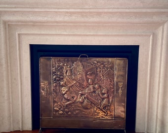 Vintage Fireplace Screen