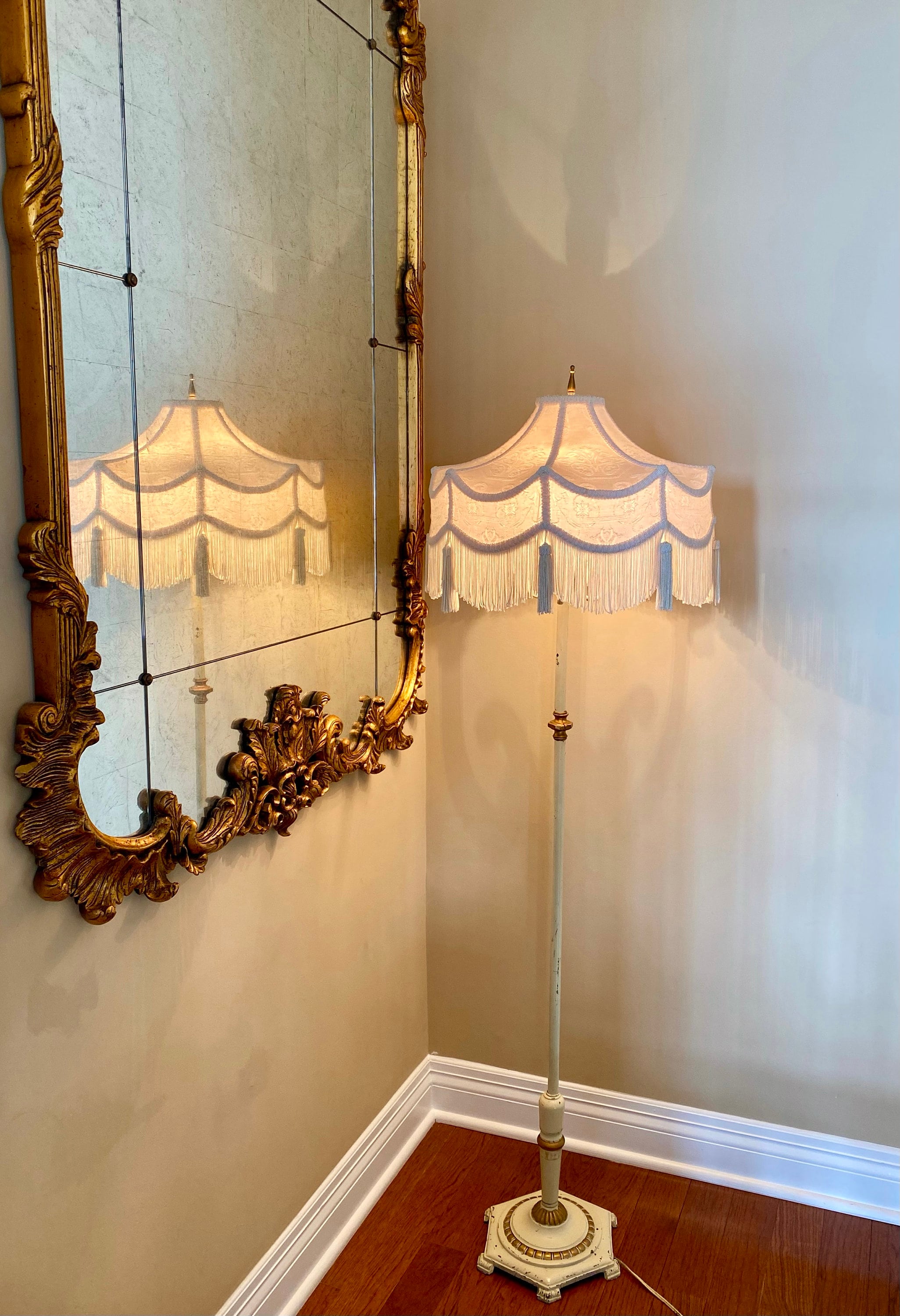 Vintage candelabra floor lamp deals