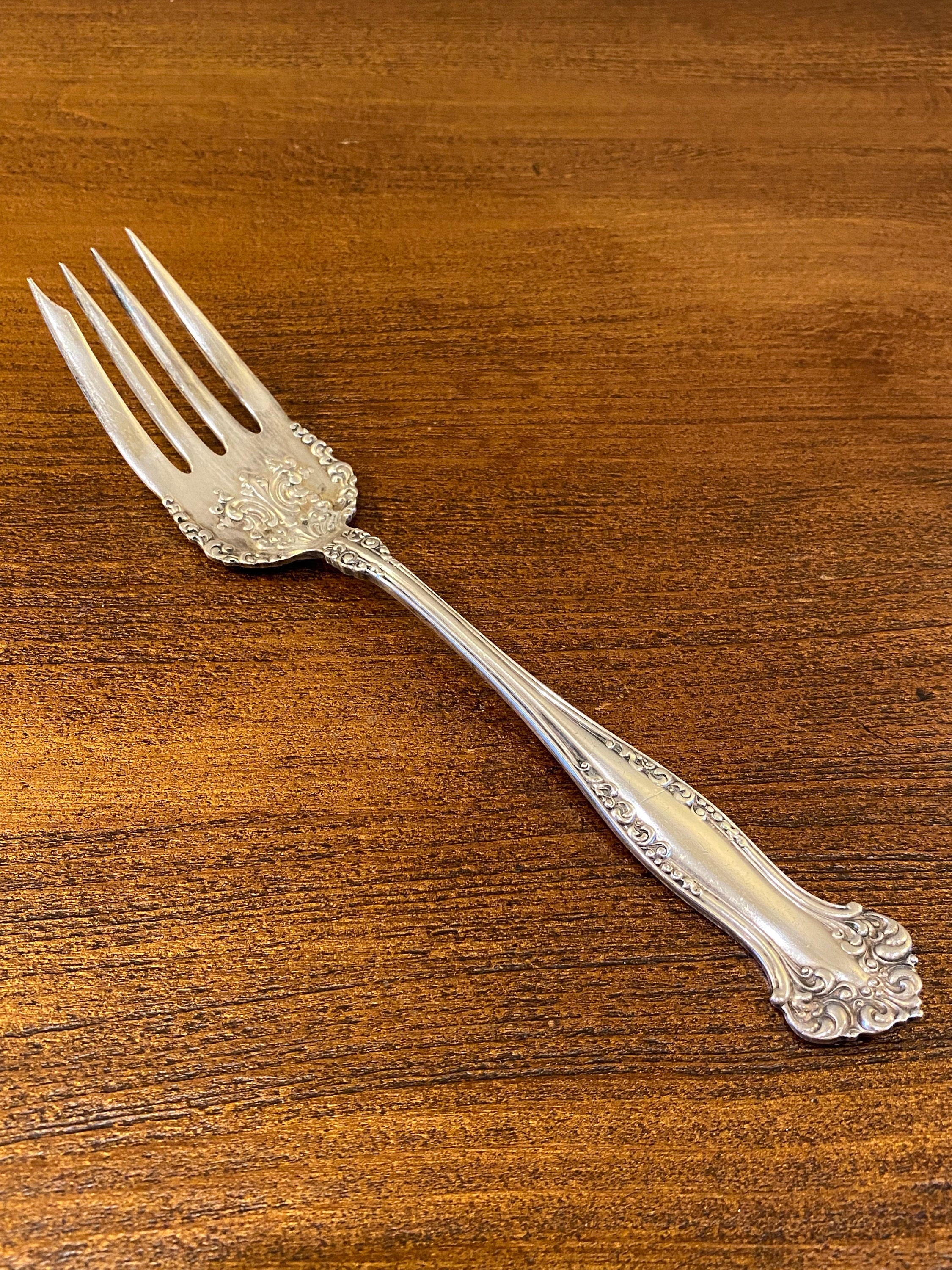Vintage 1847 Rogers Bros Silver Serving Fork - Etsy