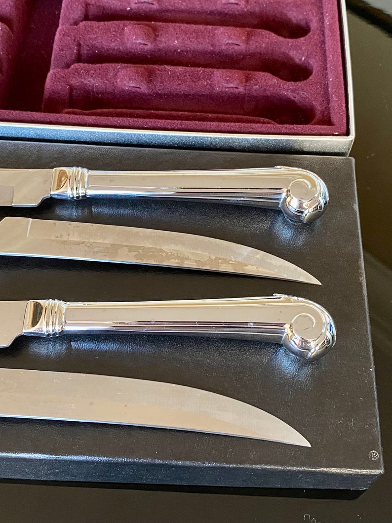 Vintage Carvel Hall Steak Knife Set With Original Box 4 Etsy