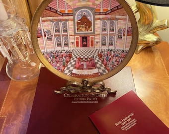Royal Doulton Rosh Hashanah Celebration of Faith Decorative Plate / Judaic Collectible / Jewish Plate / Royal Doulton