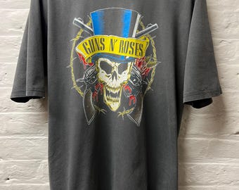 Vintage Guns N Roses 1991 Concert Band T-Shirt