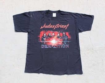 Judas Priest Demolition Tour XL T-Shirt Signed by K.K. Downing