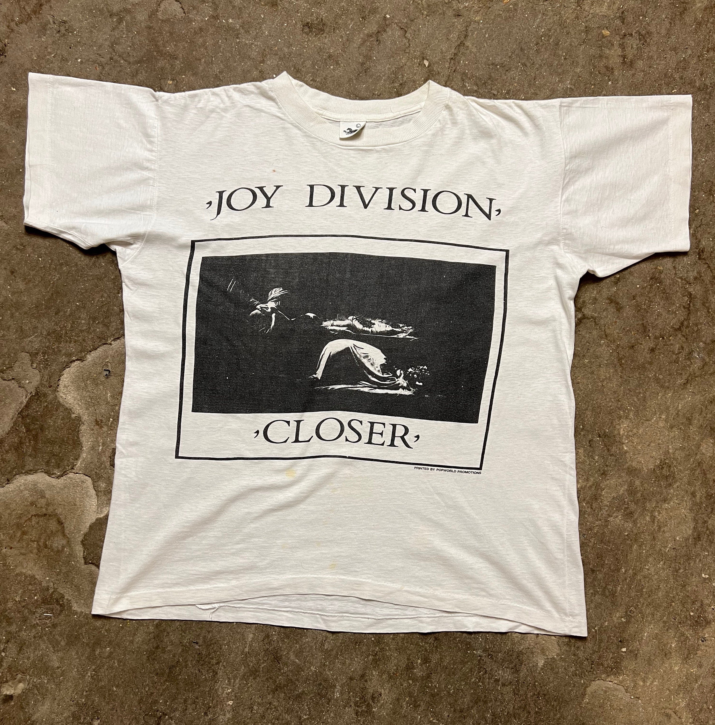 低反発 腰用 USA製 80s vintage JOY DIVISION Tシャツ シングル ...