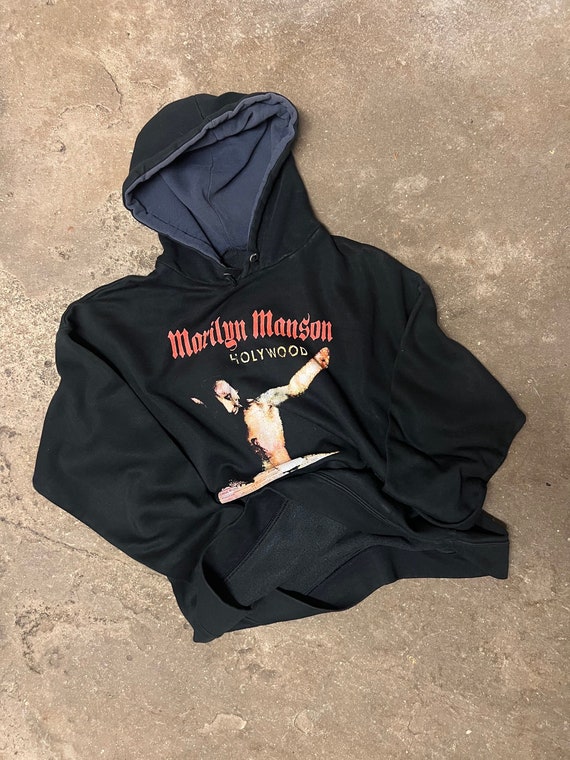 Marilyn Manson Vintage Hoodie - Etsy