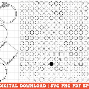 Rope Circle Frames SVG Bundle, Rope Border, Rope Wreath Svg, Nautical  Frame, Png Eps Dxf, Instand Digital Download, Vector Round Rope Frame 