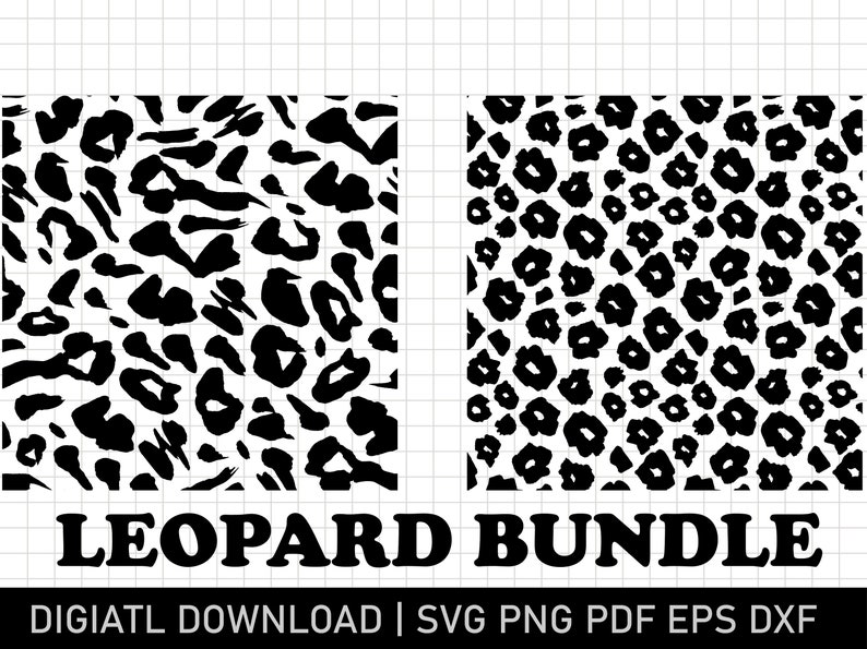 Leopard Print SVG Bundle Leopard SVG Layered Leopard Print - Etsy