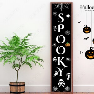 Halloween Porch Sign SVG Bundle, Spooky Welcome Signs (digital Download ...
