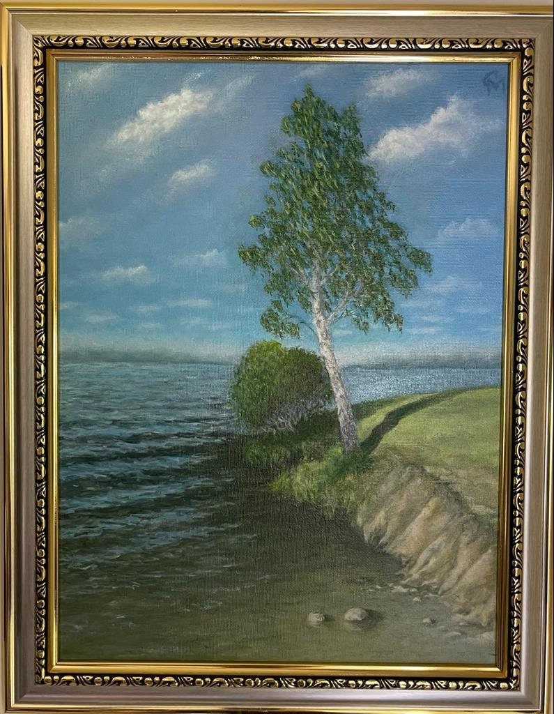 Canvas Panel Oil Painting precipice Etsy