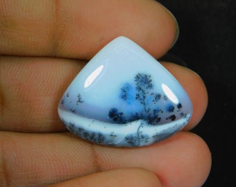 36.50 Crts 34.50X27.50X5.30 MM Dendedrite Agate Opal Top quality Dendedrite Opal Cabochon Beautif lDesignerStone of Jewelery making Heart