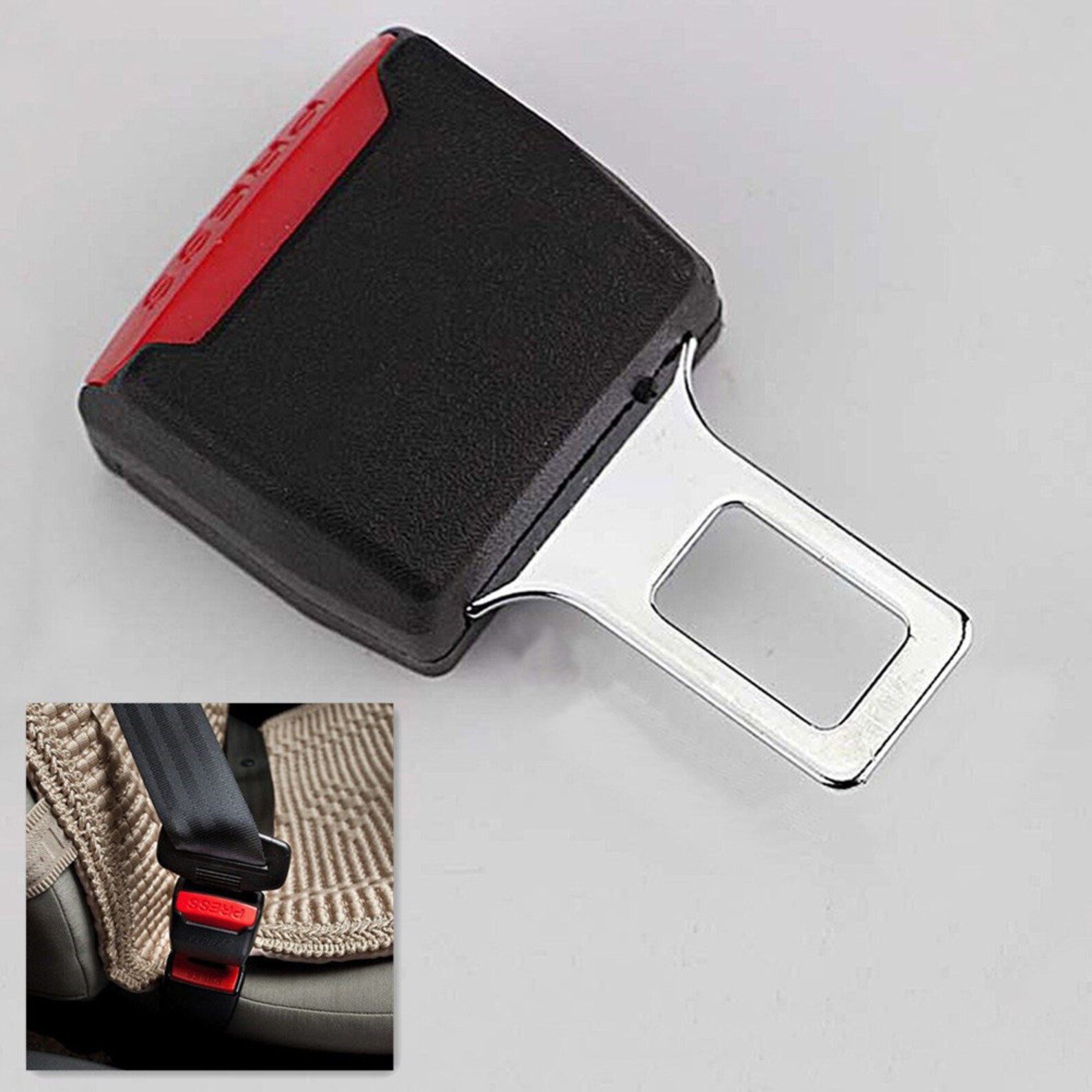 2 X UK Car Seat Belt Extender Safety Buckle Clip Universal Etsy UK