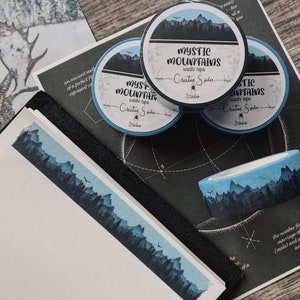 Mystic Mountains Washi Tape 15mm x 10m | Outdoors Washi | Winter Landscape | Landscape Washi | Craft Tape | Journal Bujo Planner