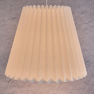Empire pleated lampshade, pendant Origami, modern, geometric lighting, bedroom light, japandi, Scandinavian, minimalistic statement lamp,