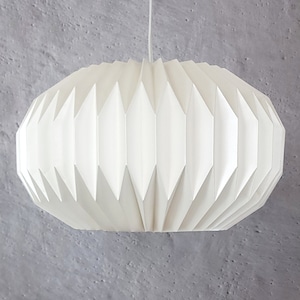 SPHERE L - modern pendant light ,  Origami Paper Lampshade, Eco-friendly lighting , japandi scandinavian hanging lights