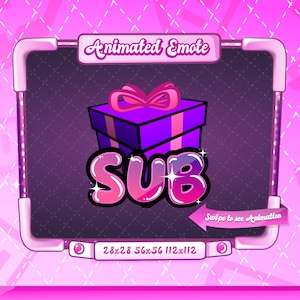 EMOTE ANIMATA + STATICA/Emote secondaria, Emote secondaria animata, Emote secondaria Sparkle, Emote secondaria per streamer Discord e Twitch