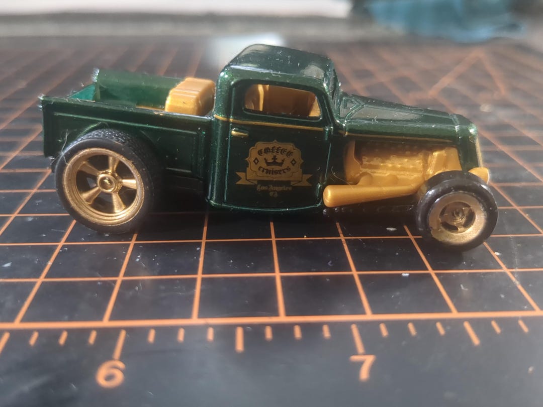 Matchbox Custom 1935 Ford Coupe Hot Rod Pickup Truck With Custom Wheels ...