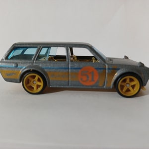 1971 Datsun 510 Station Wagon by Hot Wheels - Custom Wheels And Rubber Tires