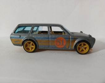 1971 Datsun 510 Station Wagon by Hot Wheels - Custom Wheels And Rubber Tires