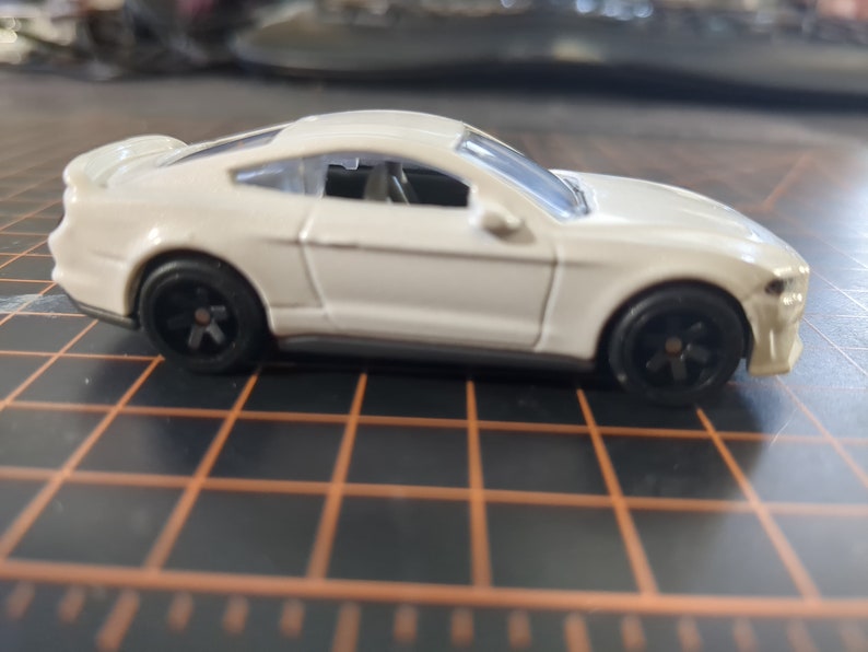 2019 Ford Mustang GT Toy Car With Upgraded Wheels and Rubber Tires, by Hot Wheels image 1