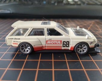 Hot Wheels Nissan Maxima Station Wagon Drift Car With Upgraded Wheels and Tires