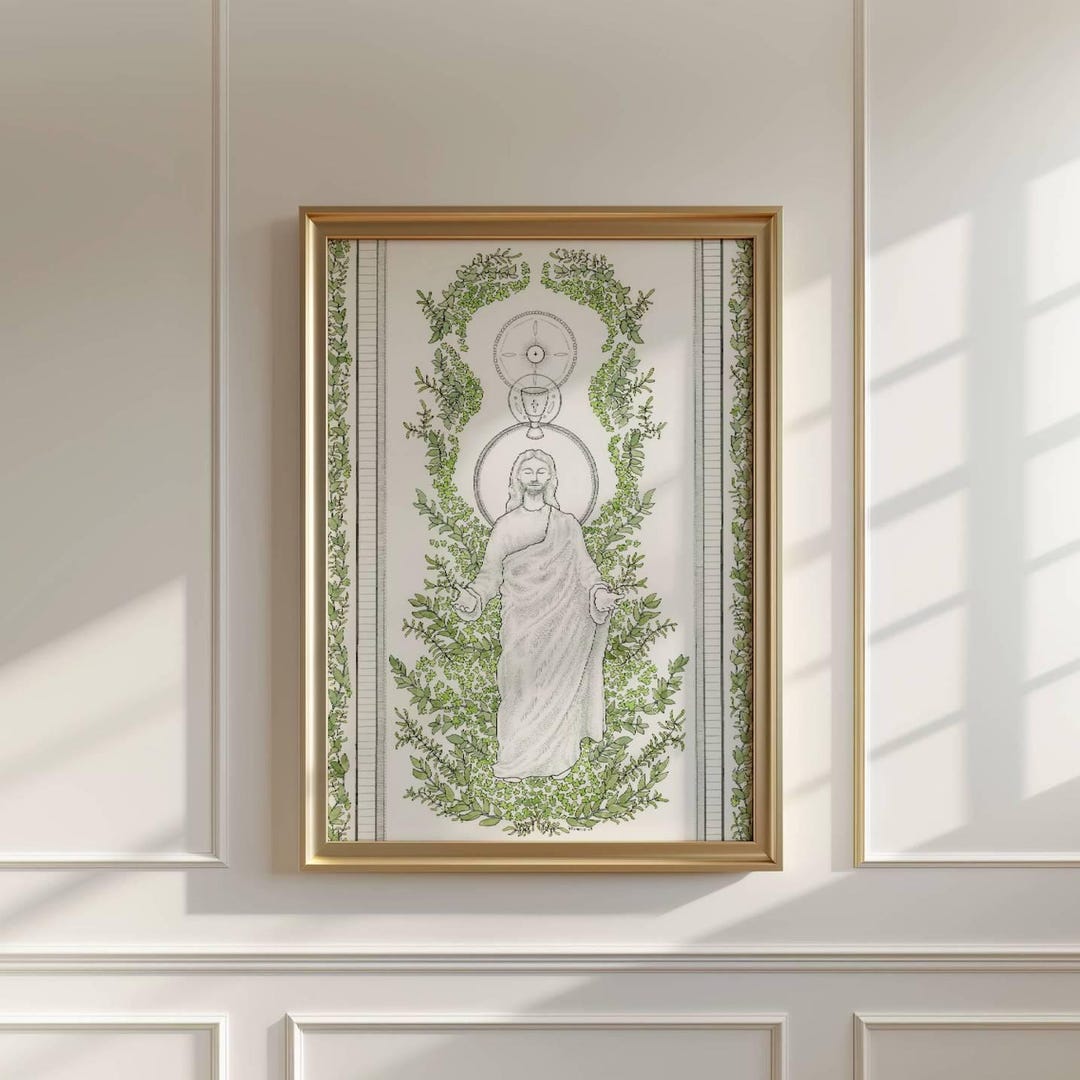 Jesus and the Eucharist First Communion Gift Catholic Fine Art Print - Etsy