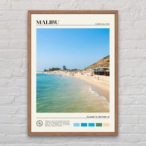 Real Photo, Malibu Print, Malibu Wall Art, Malibu Poster, Malibu Photo, Malibu Poster Print, Malibu Wall Decor, California Poster