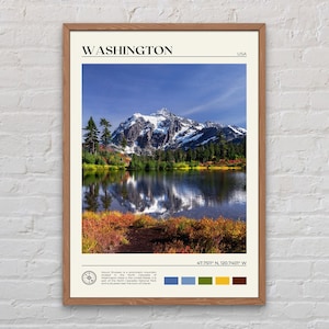 Real Photo, Washington Print, Washington Wall Art, Washington Poster, Washington Photo, Washington Poster Print, Washington Decor