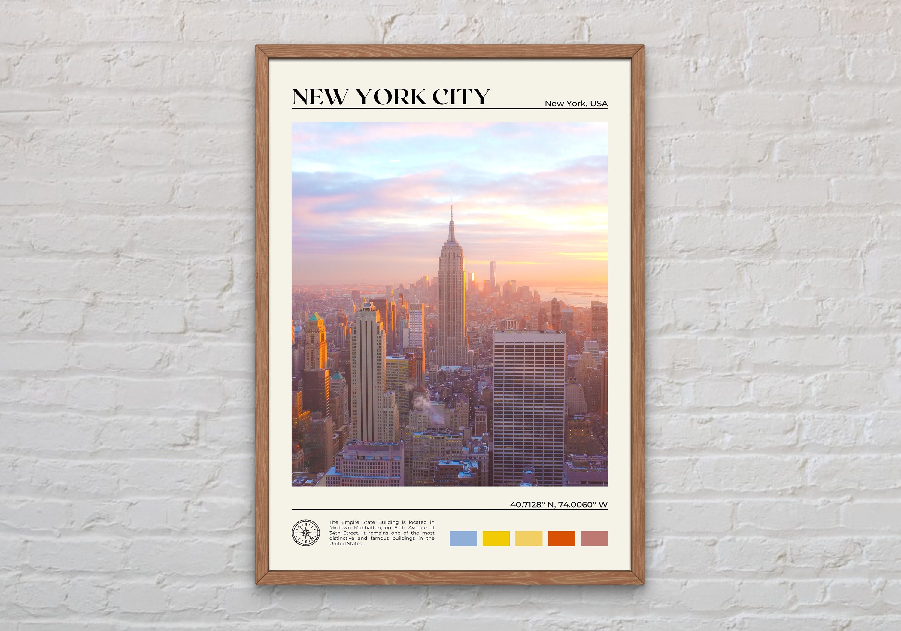 New York City Print, New York City Wall Art, New York City Poster, New