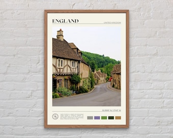 Foto real, Impresión de Inglaterra, Arte mural de Inglaterra, Póster de Inglaterra, Foto de Inglaterra, Impresión de póster de Inglaterra, Decoración de pared de Inglaterra, Impresión del Reino Unido