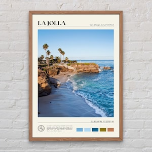 Real Photo, La Jolla Print, La Jolla Wall Art, La Jolla Poster, La Jolla Photo, La Jolla Poster Print, La Jolla Wall Decor, San Diego