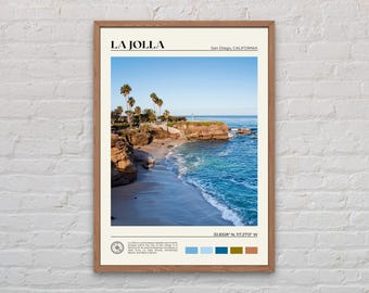 Real Photo, La Jolla Print, La Jolla Wall Art, La Jolla Poster, La Jolla Photo, La Jolla Poster Print, La Jolla Wall Decor, San Diego