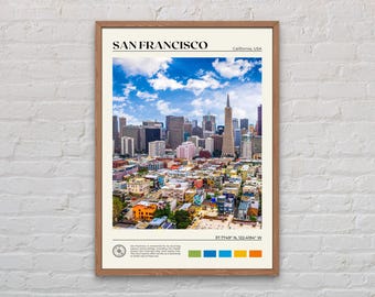 Real Photo, San Francisco Print, San Francisco Wall Art, San Francisco Poster, San Francisco Photo, San Francisco Poster Print