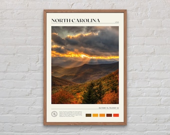 Real Photo, North Carolina Print, North Carolina Wall Art, North Carolina Poster, North Carolina Photo, North Carolina Wall Decor