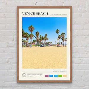 Real Photo, Venice Beach Print, Venice Beach Wall Art, Venice Beach Poster, Venice Beach Photo, Venice Beach Poster Print, California