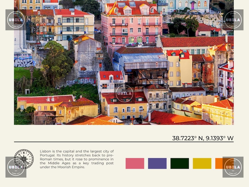 Real Photo, Lisbon Print, Lisbon Wall Art, Lisbon Poster, Lisbon Photo, Lisbon Poster Print, Lisbon Wall Decor, Portugal Poster image 6