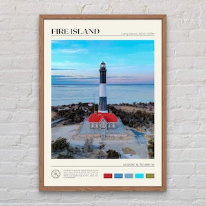 Vraie photo, impression Fire Island, art mural Fire Island, affiche Fire Island, photo Fire Island, décoration murale Fire Island, affiche New York