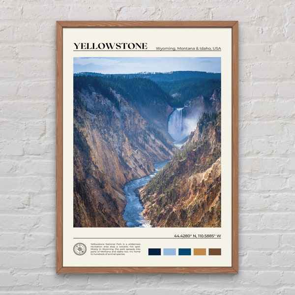Yellowstone Wall Art Etsy