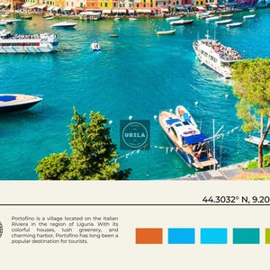 Prawdziwe zdjęcie, wydruk z Portofino, sztuka ścienna z Portofino, plakat z Portofino, zdjęcie z Portofino, wydruk plakatu z Portofino, wystrój Portofino, Włochy zdjęcie 6
